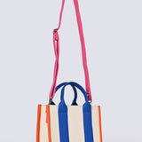 COLOR BLOCK CROSS BODY BAG