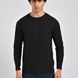 TEXTURED FULL SLEEVE BOX FIT TEE