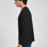 TEXTURED FULL SLEEVE BOX FIT TEE