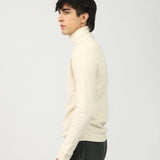 TEXTURED HIGH NECK