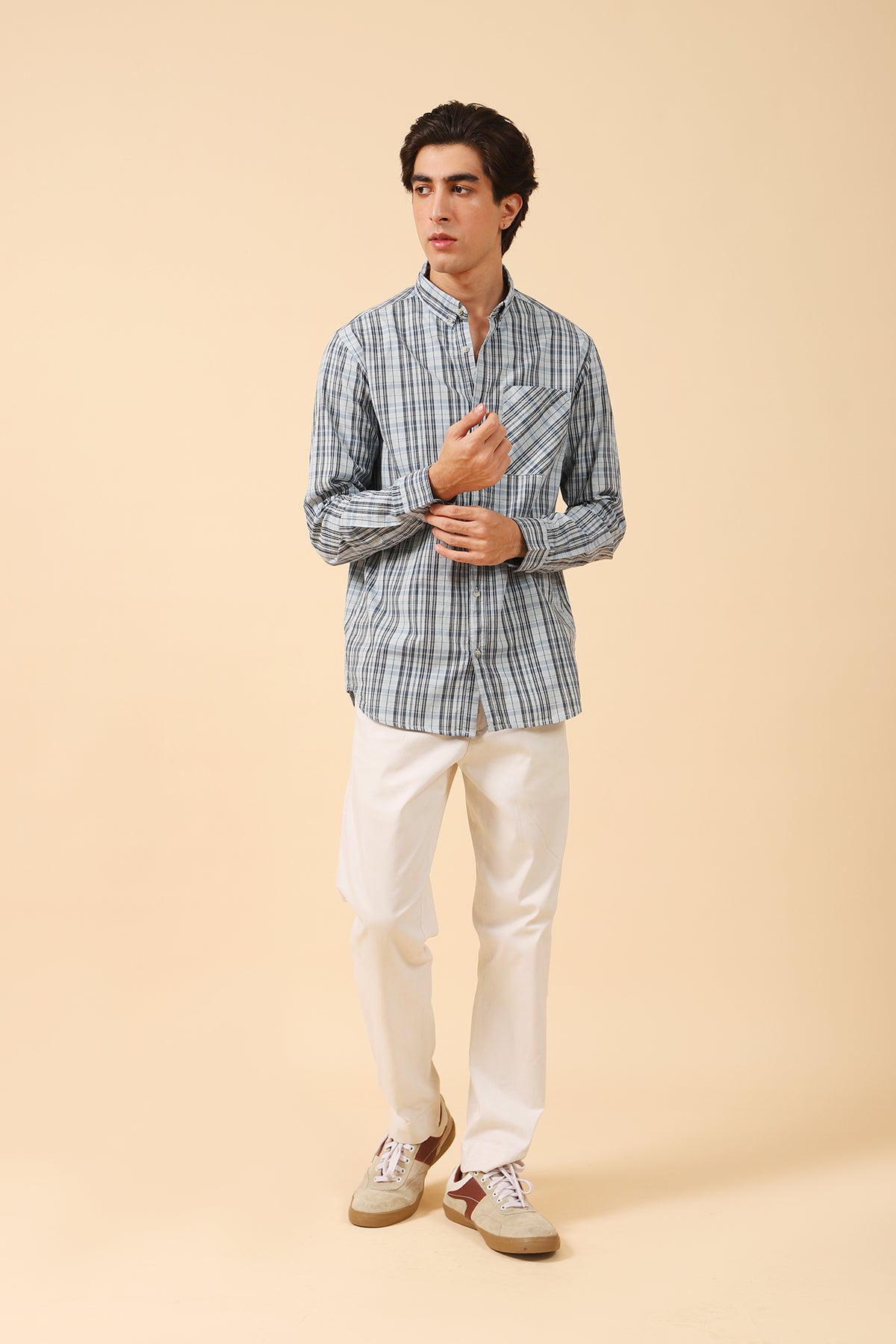 BUTTON DOWN CHECK SHIRT