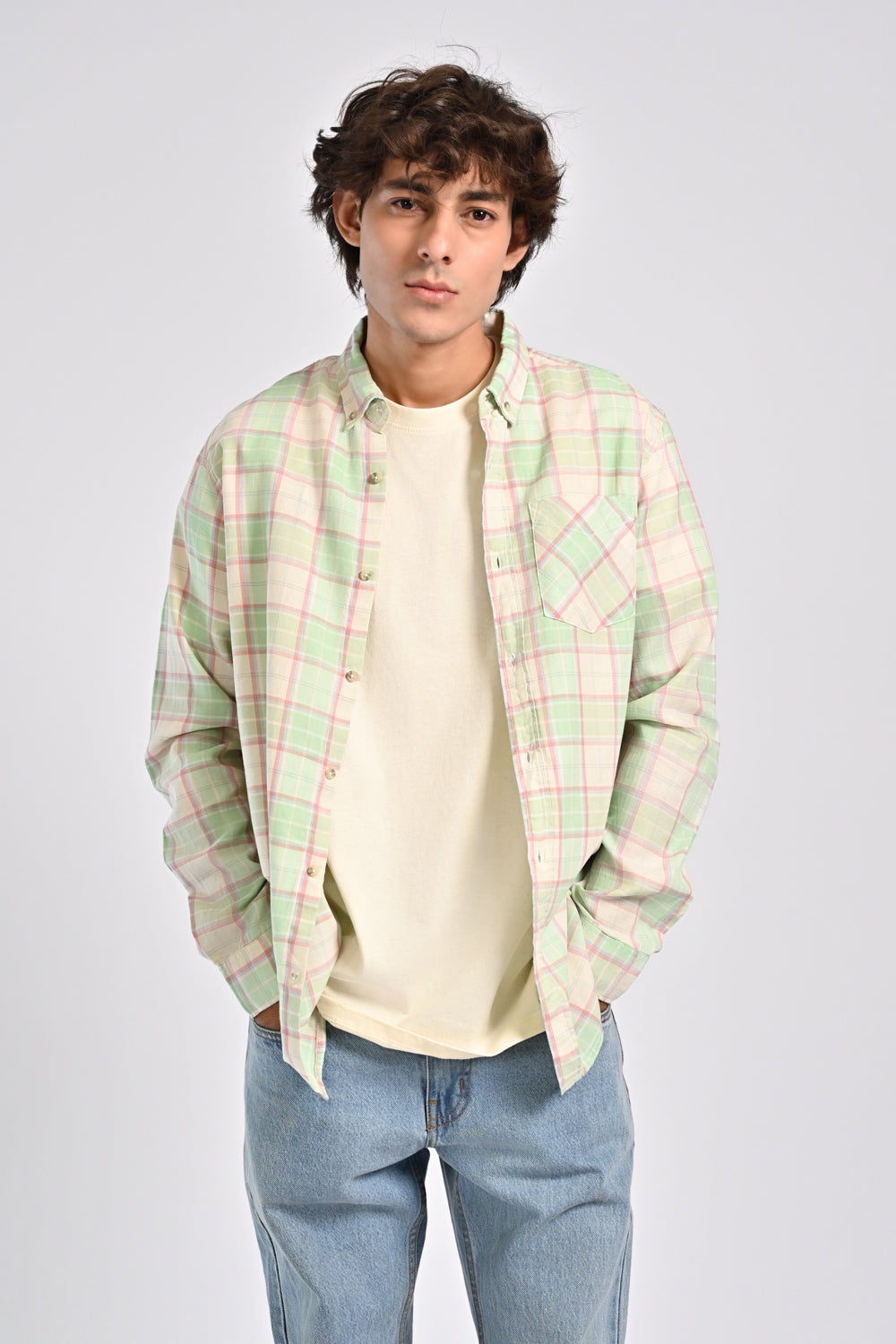 BUTTON DOWN CHECK SHIRT