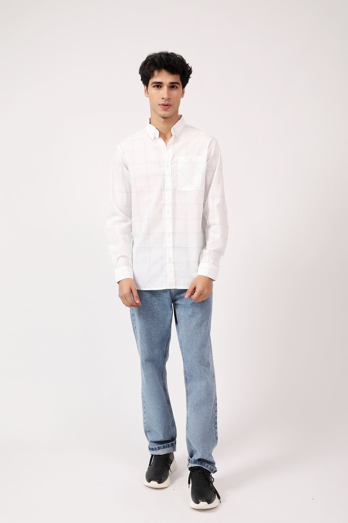 BUTTON DOWN CHECK SHIRT