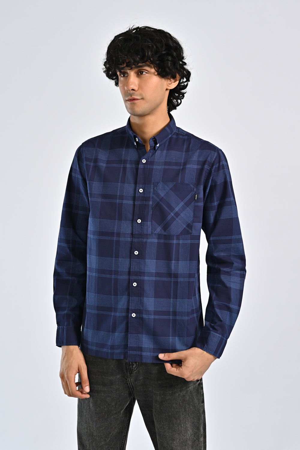 BUTTON DOWN CHECK SHIRT