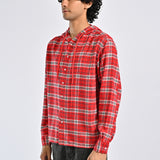 BAGGY FIT FLANNEL CHECK SHIRT