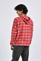 BAGGY FIT FLANNEL CHECK SHIRT