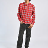 BAGGY FIT FLANNEL CHECK SHIRT