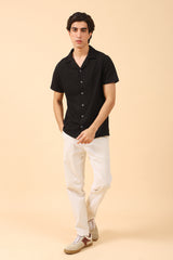 RESORT COLLAR TEXTURED POLO