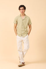 RESORT COLLAR TEXTURED POLO