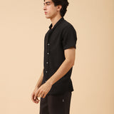 MANDARIN COLLAR BUTTON DOWN POLO