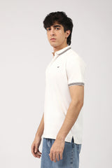 TEXTURED TIPPING POLO