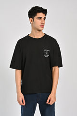 JACQUARD BOX FIT GRAPHIC TEE