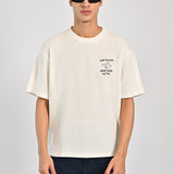 JACQUARD BOX FIT GRAPHIC TEE