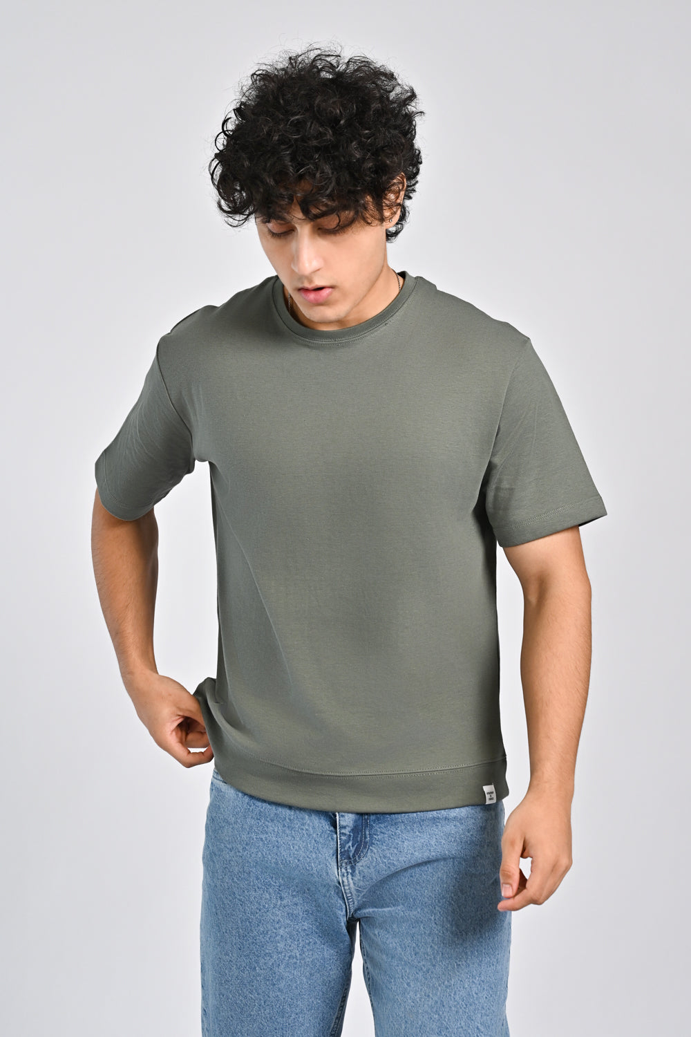 BOX FIT INTERLOCK TEE