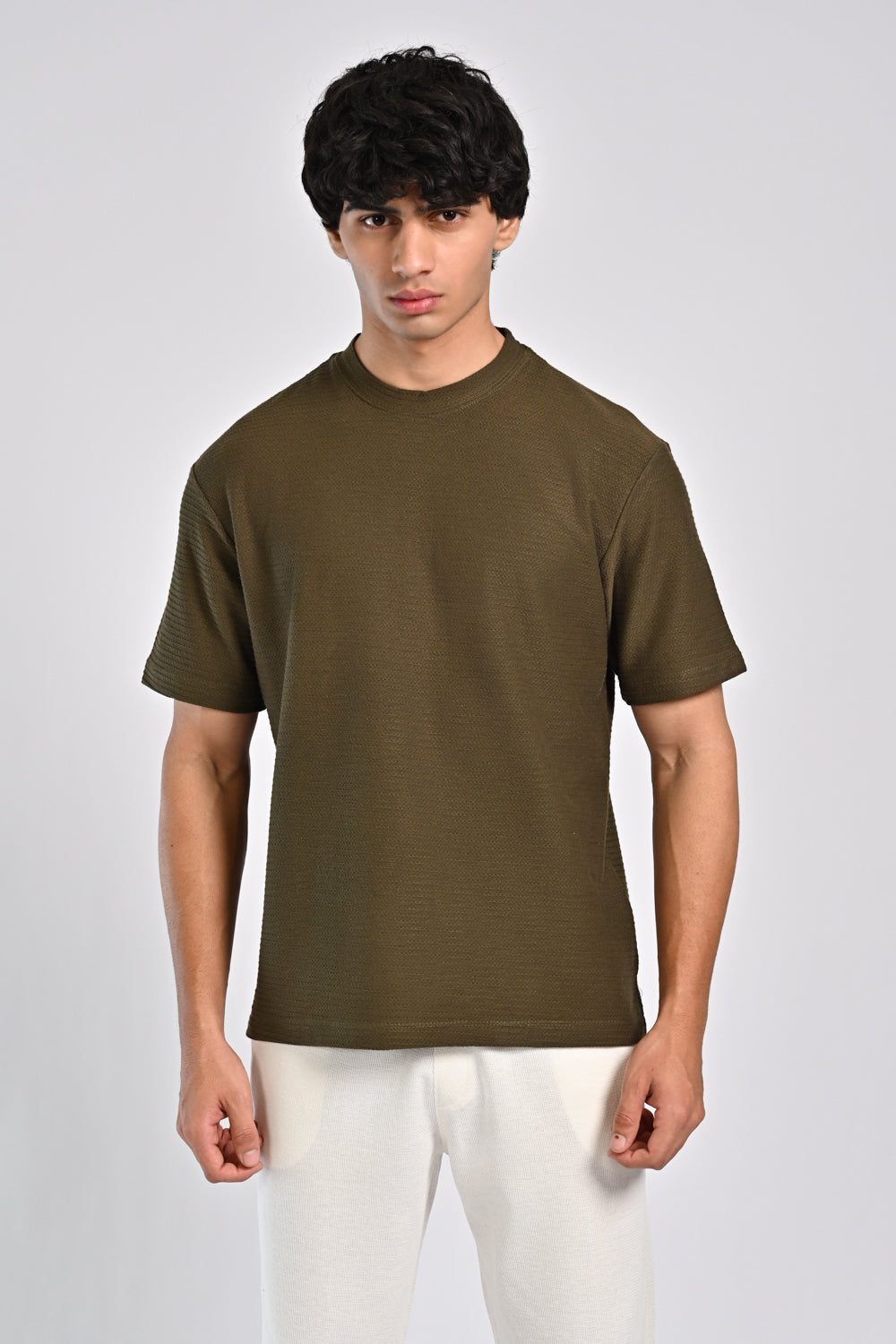 BOX FIT TEXTURE TEE