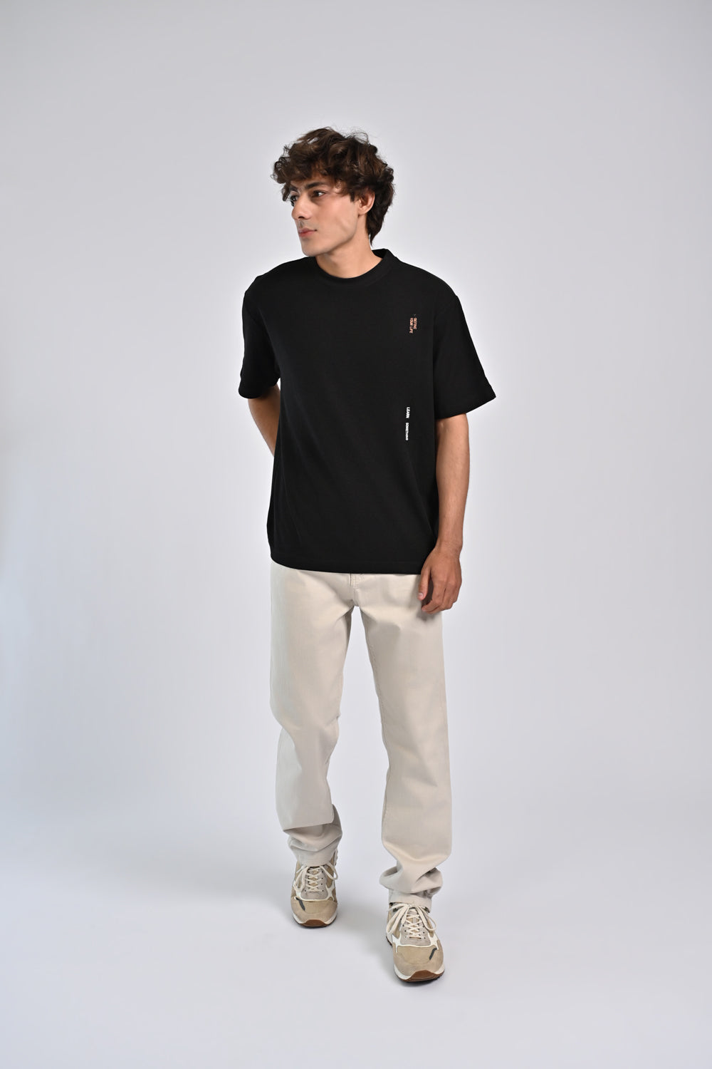 BAGGY FIT TEXTURED TEE