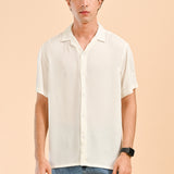 RESORT COLLAR TEXTURED SHIRT