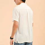 RESORT COLLAR TEXTURED SHIRT