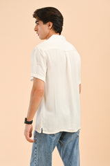 RESORT COLLAR TEXTURED SHIRT