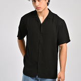 JACQUARD BAGGY FIT SHIRT