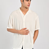 JACQUARD BAGGY FIT SHIRT