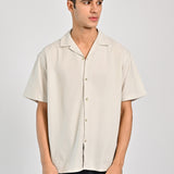 BAGGY FIT RESORT COLLAR SHIRT