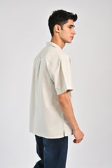 BAGGY FIT RESORT COLLAR SHIRT