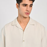 BAGGY FIT RESORT COLLAR SHIRT