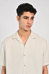 BAGGY FIT RESORT COLLAR SHIRT