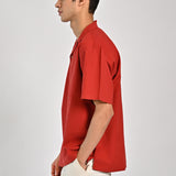 BAGGY FIT RESORT COLLAR SHIRT