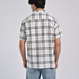 RESORT COLLAR BAGGY FIT CHECK SHIRT