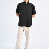 JACQUARD BAGGY FIT SHIRT