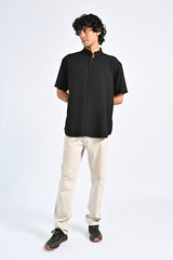 JACQUARD BAGGY FIT SHIRT