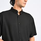 JACQUARD BAGGY FIT SHIRT