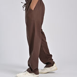 TEXTURED BAGGY FIT EASY PANTS