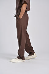 TEXTURED BAGGY FIT EASY PANTS