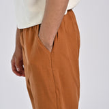 TEXTURED BAGGY FIT EASY PANTS