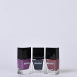 DARK NAIL LACQUER COLLECTION (PACK OF 3)