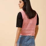 CROCHET KNIT TOP