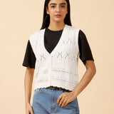 CROCHET KNIT TOP