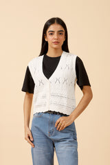 CROCHET KNIT TOP