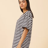 OVERSIZED STRIPED TEE