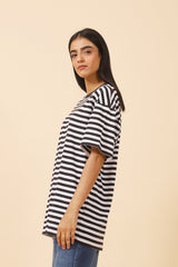 OVERSIZED STRIPED TEE