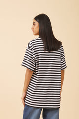 OVERSIZED STRIPED TEE