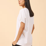 BASIC V-NECK TEE