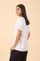 BASIC V-NECK TEE