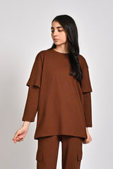 DOUBLE SLEEVE OVERSIZED TEE