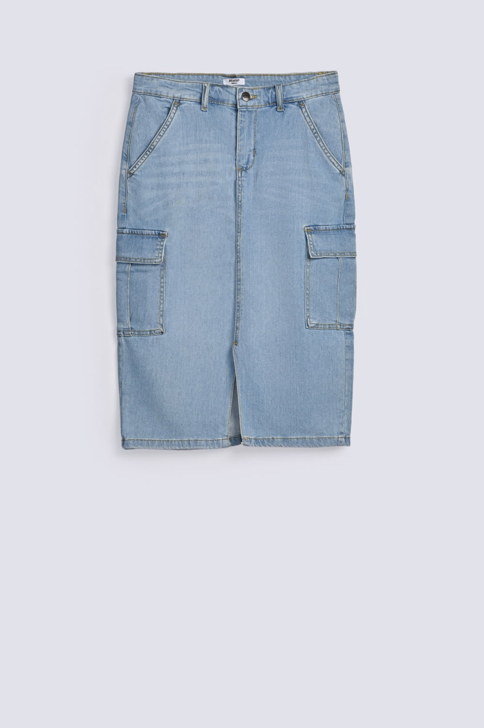 CARGO DENIM SKIRT