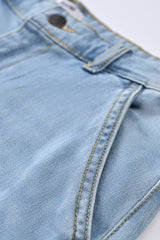 CARGO DENIM SKIRT