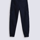 FLEECED CARGO DENIM